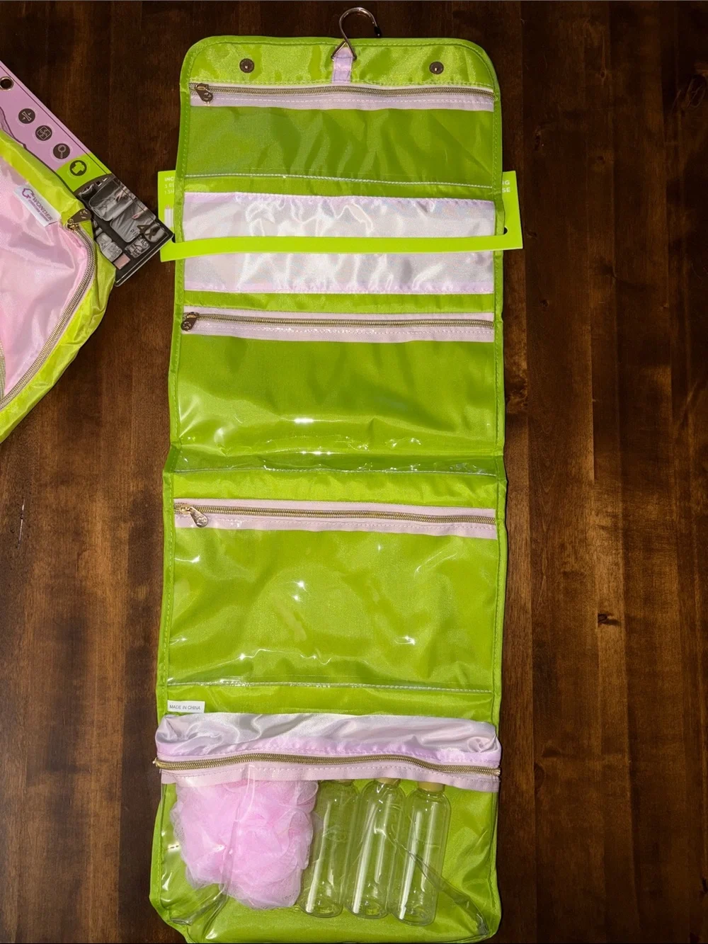 Travel Accessories Set 5PC Hanging Toiletry Case & 4PC Packing Cube NWT